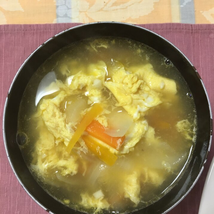 玉ねぎ&にんじん☆にんにく中華スープ